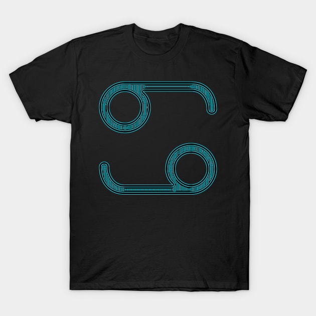 Cancer Sign T-Shirt by Zodiac Syndicate